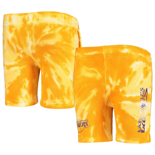 Preschool Blanc/Or Los Angeles Lakers Santa Monica Short