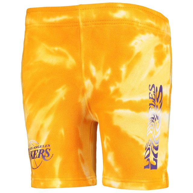 Preschool Blanc/Or Los Angeles Lakers Santa Monica Short