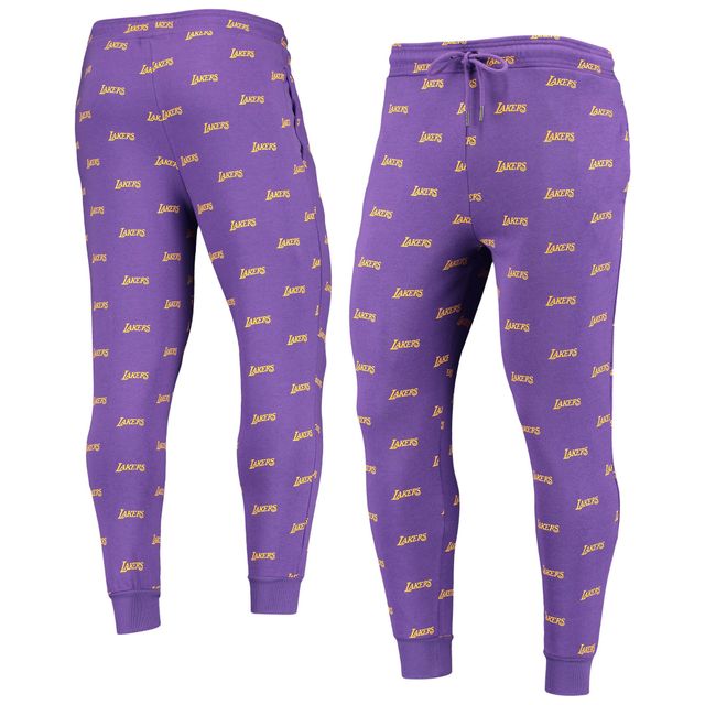 The Wild Collective Pantalon de jogging violet Los Angeles Lakers Allover Logo