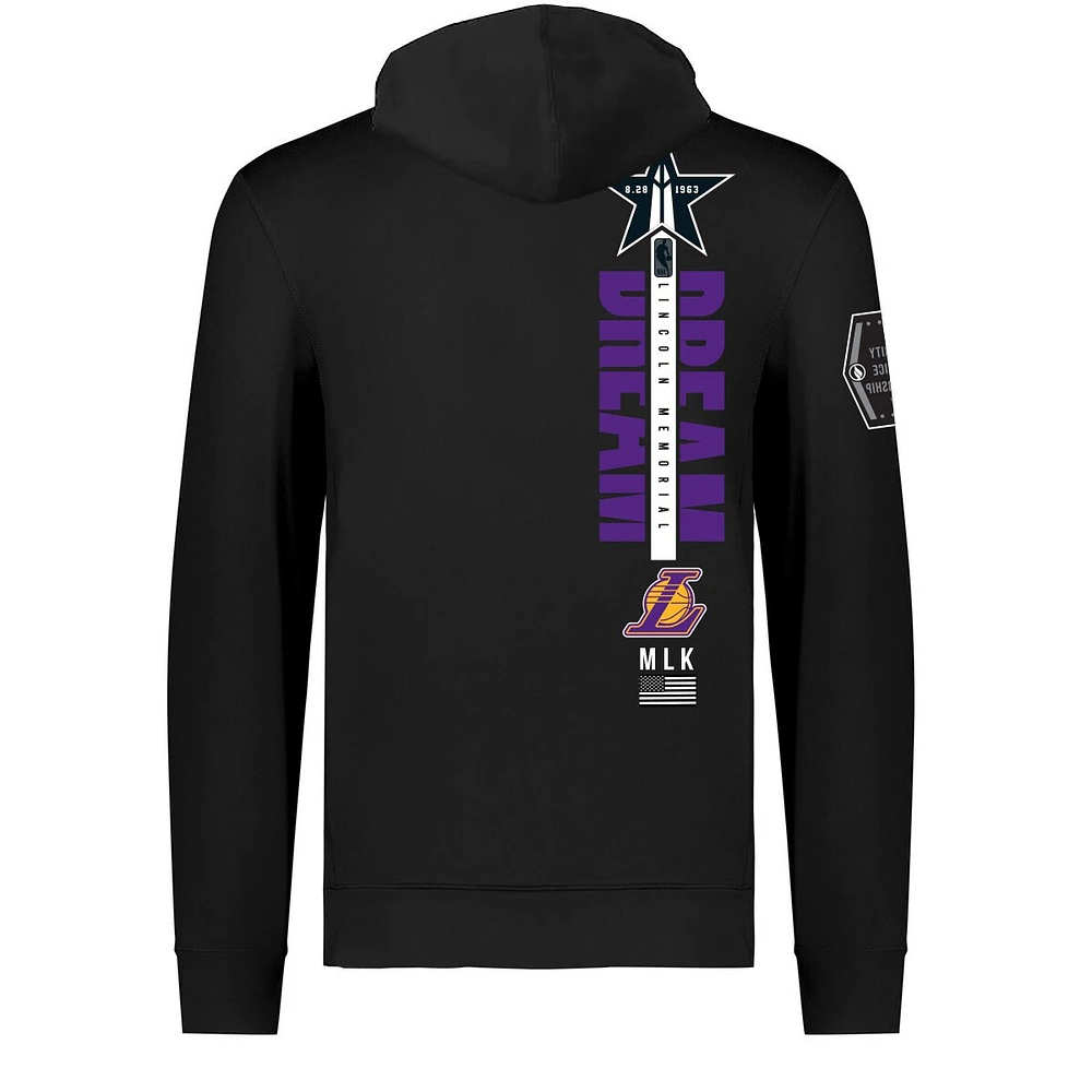 Unisex FISLL x Black History Collection  Los Angeles Lakers Pullover Hoodie