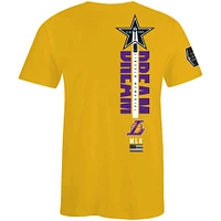 T-shirt unisexe FISLL x Black History Collection doré des Los Angeles Lakers