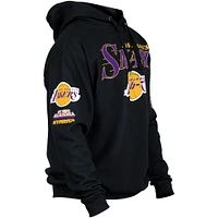 Unisex Hyperfly  Black Los Angeles Lakers NBA x My Hero Academia All Might Smash Pullover Hoodie