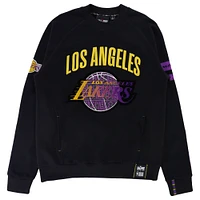 Unisex NBA x Two Hype  Black Los Angeles Lakers Culture & Hoops Heavyweight Pullover Sweatshirt