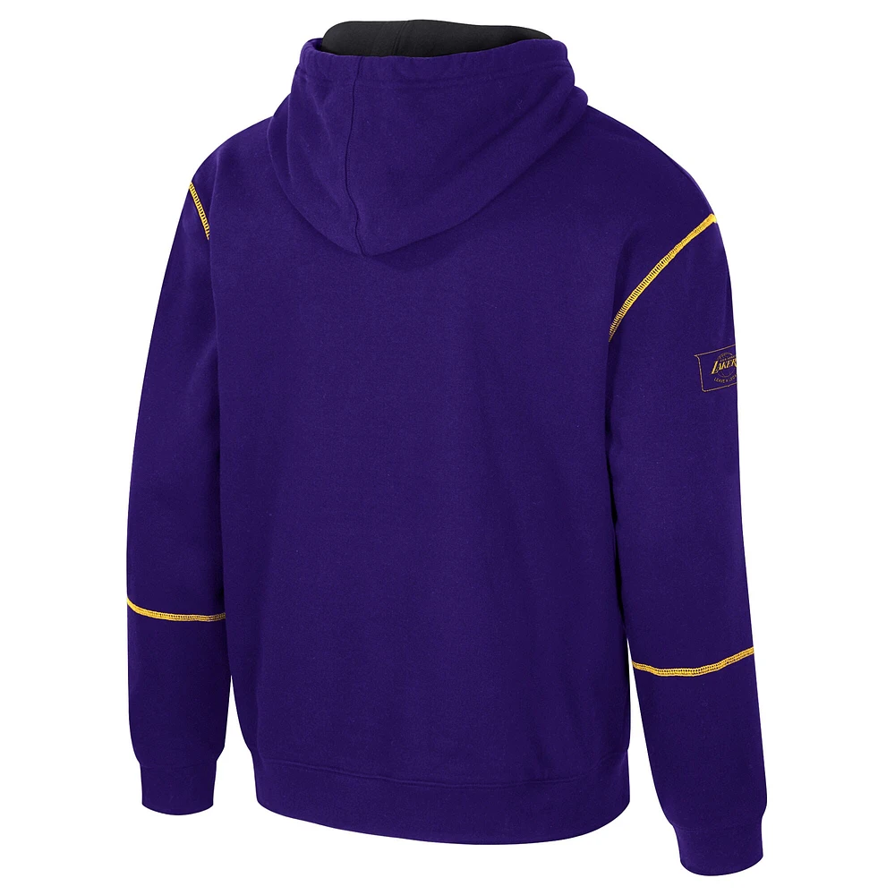 Unisex Stadium Essentials Purple Los Angeles Lakers 2024/25 City Edition Monument Pullover Hoodie