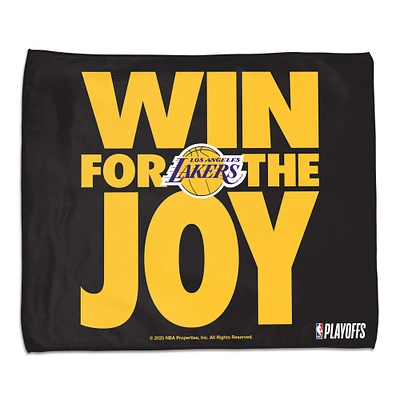 Serviette de rallye WinCraft Los Angeles Lakers 2025 NBA Playoffs 15" x 18"