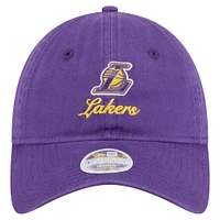 Women's New Era  Purple Los Angeles Lakers Gameday Preppy 9TWENTY Adjustable Hat