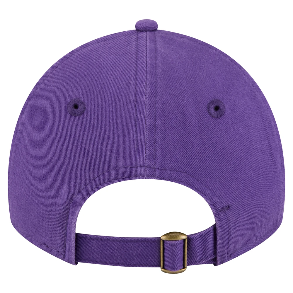 Women's New Era  Purple Los Angeles Lakers Gameday Preppy 9TWENTY Adjustable Hat