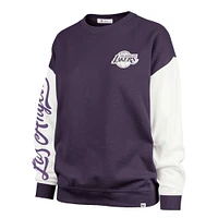 Women's '47 Oversized Pullover Sweatshirt Purple Los Angeles Lakers  Rise Andie