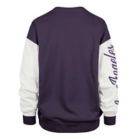 Women's '47 Oversized Pullover Sweatshirt Purple Los Angeles Lakers  Rise Andie