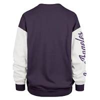 Sweat-shirt oversize violet Andie pour femme Los Angeles Lakers '47, grande taille