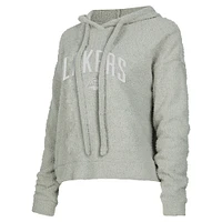 Women's Concepts Sport  Gray Los Angeles Lakers Ventura Comfy Pullover Hoodie