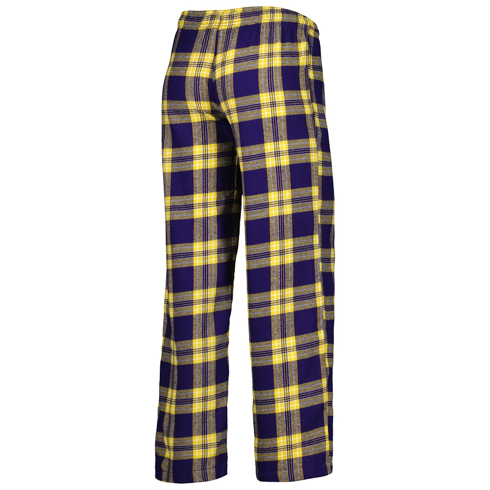 Women's Concepts Sport Purple/Gold Los Angeles Lakers Badge T-Shirt & Pajama Pants Sleep Set