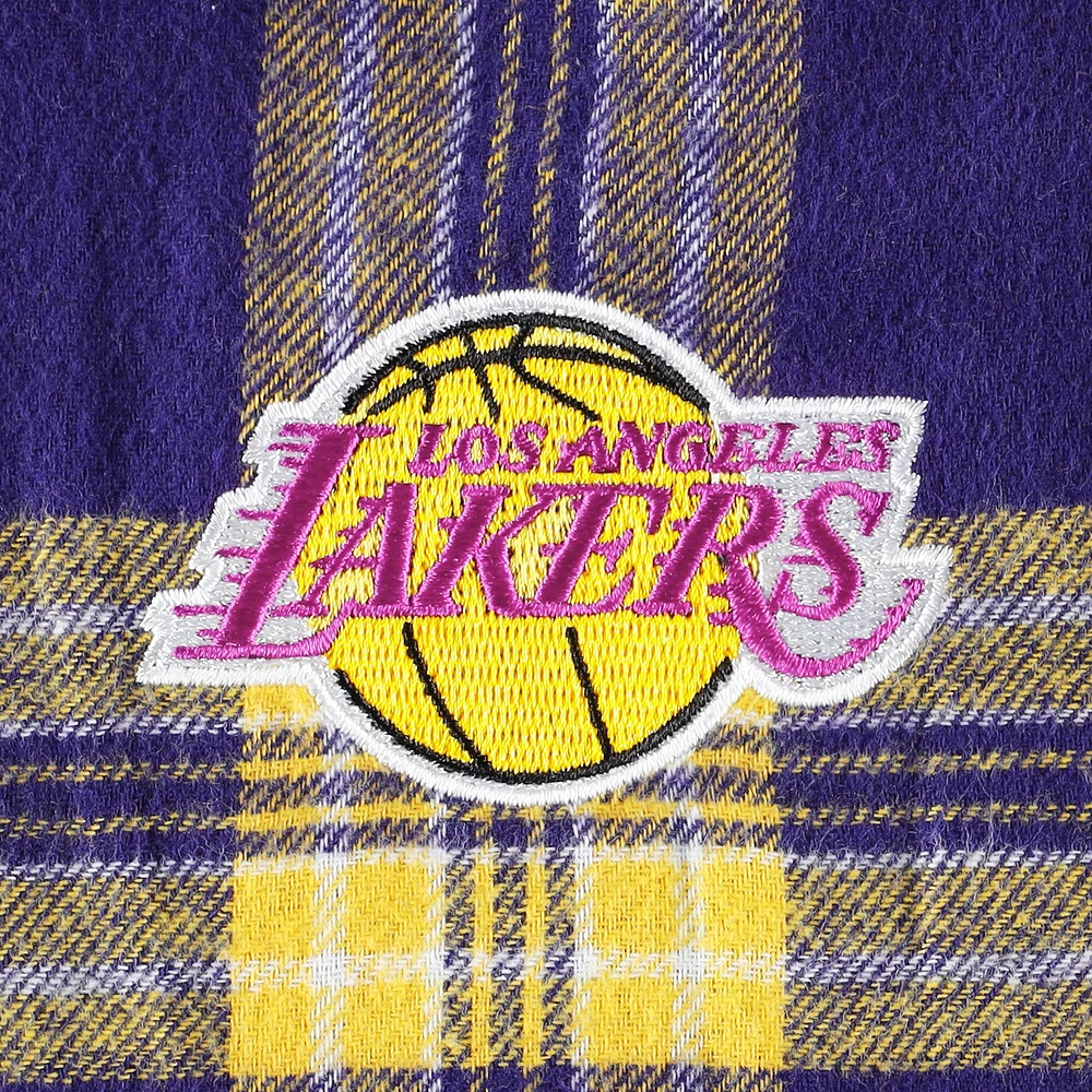 Women's Concepts Sport Purple/Gold Los Angeles Lakers Badge T-Shirt & Pajama Pants Sleep Set