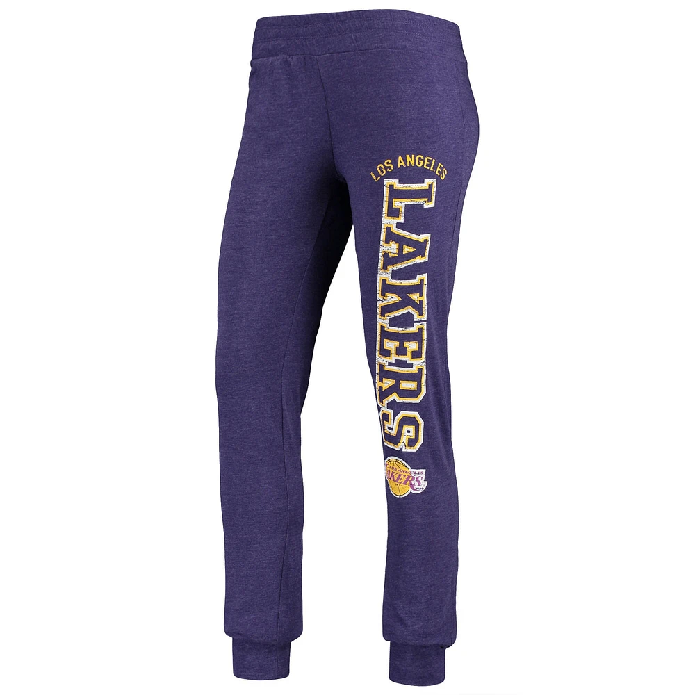 Women's Concepts Sport Purple Los Angeles Lakers Hoodie & Pants Sleep Set