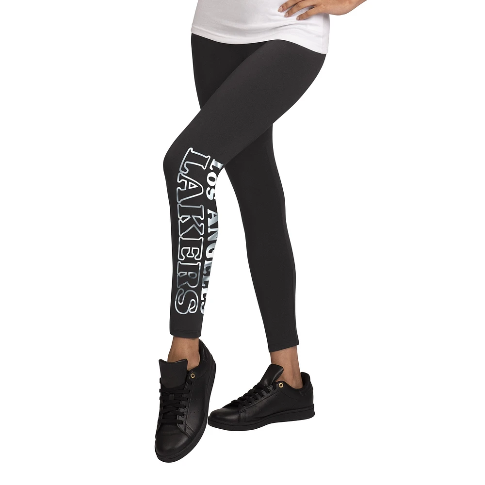 G-III 4Her by Carl Banks pour femmes Noir Los Angeles Lakers Stadium - Legging