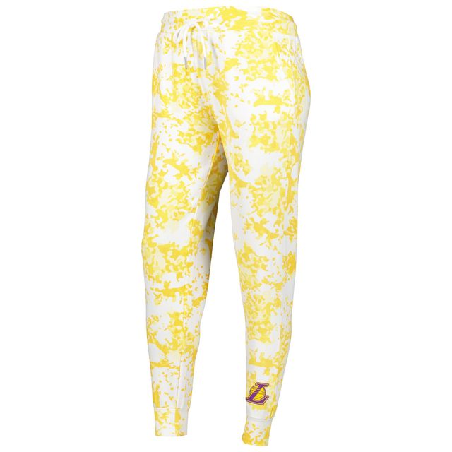 Pantalon de jogging Melissa Tri-Blend Los Angeles Lakers Lusso Gold pour femme
