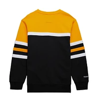 Women's Mitchell & Ness Gold Los Angeles Lakers Hardwood Classics Pullover Sweatshirt