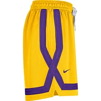 Women's Nike Gold Los Angeles Lakers Crossover Performance Shorts