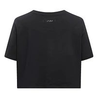 Women's Pro Standard Black Los Angeles Lakers Holiday Glam Boxy T-Shirt