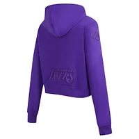 Women's Pro Standard Purple Los Angeles Lakers Triple Tonal Full-Zip Hoodie