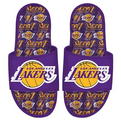 Sandales à enfiler en gel motif d'équipe ISlide Los Angeles Lakers pour jeune