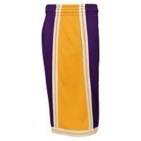 Youth Mitchell & Ness Purple Los Angeles Lakers Hardwood Classics Swingman Shorts