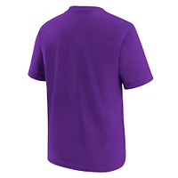 Youth Nike Purple Los Angeles Lakers Essential Asbury Block - T-Shirt