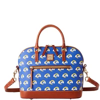 Dooney & Bourke Los Angeles Rams Signature Domed Zip Satchel Purse