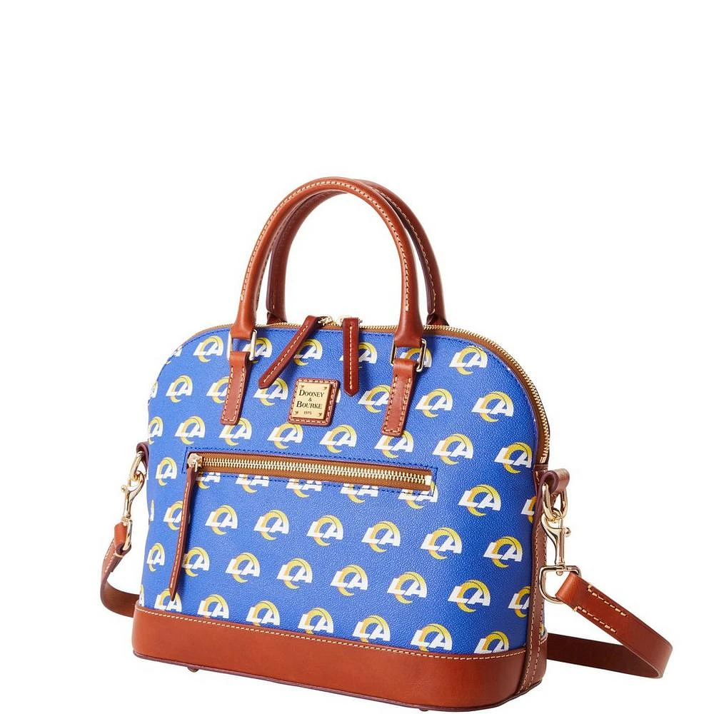 Dooney & Bourke Los Angeles Rams Signature Domed Zip Satchel Purse