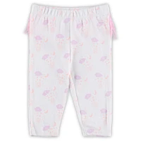 Girls Newborn & Infant White Los Angeles Rams Spreading Love Bodysuit and Tutu Leggings Set
