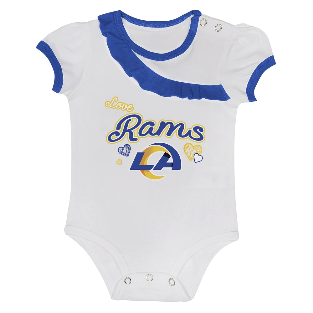 Infant  Los Angeles Rams Love My Team Bodysuit & Skirt Set