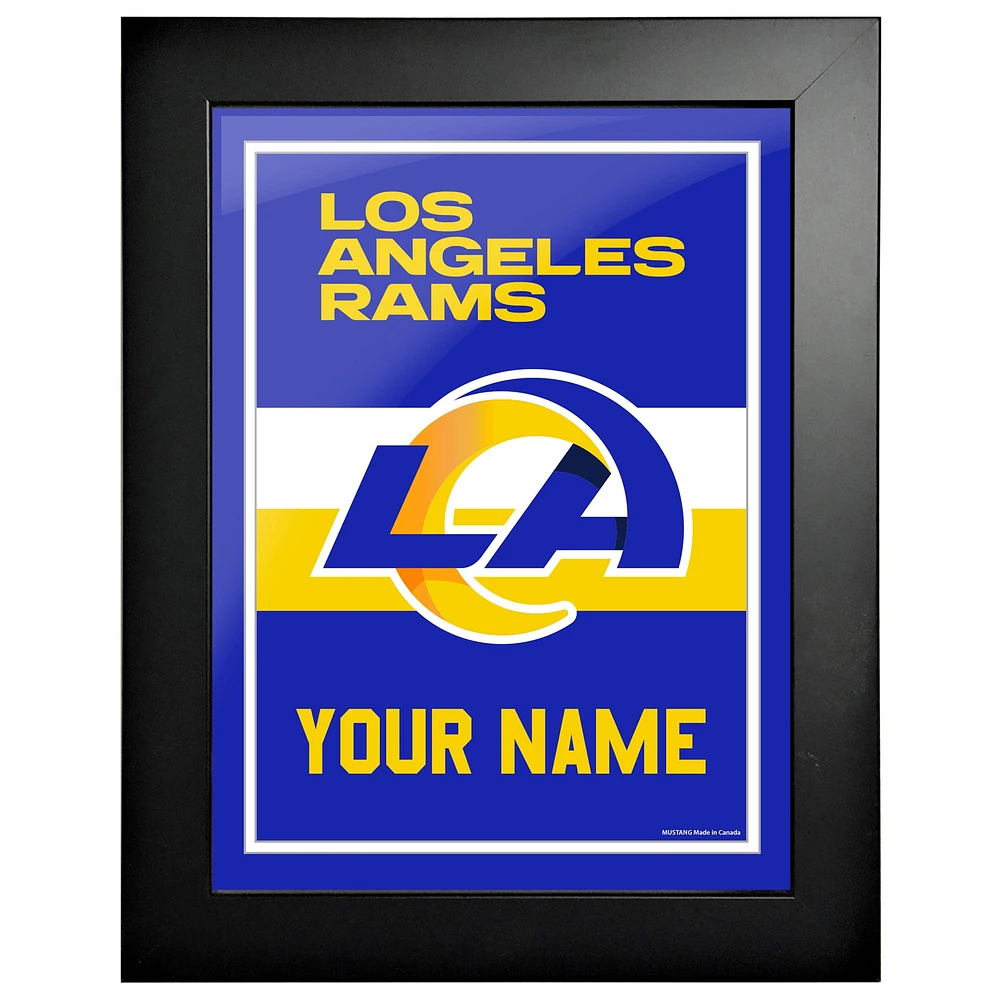 Cadre d'équipe personnalisé Los Angeles Rams 12'' x 16''
