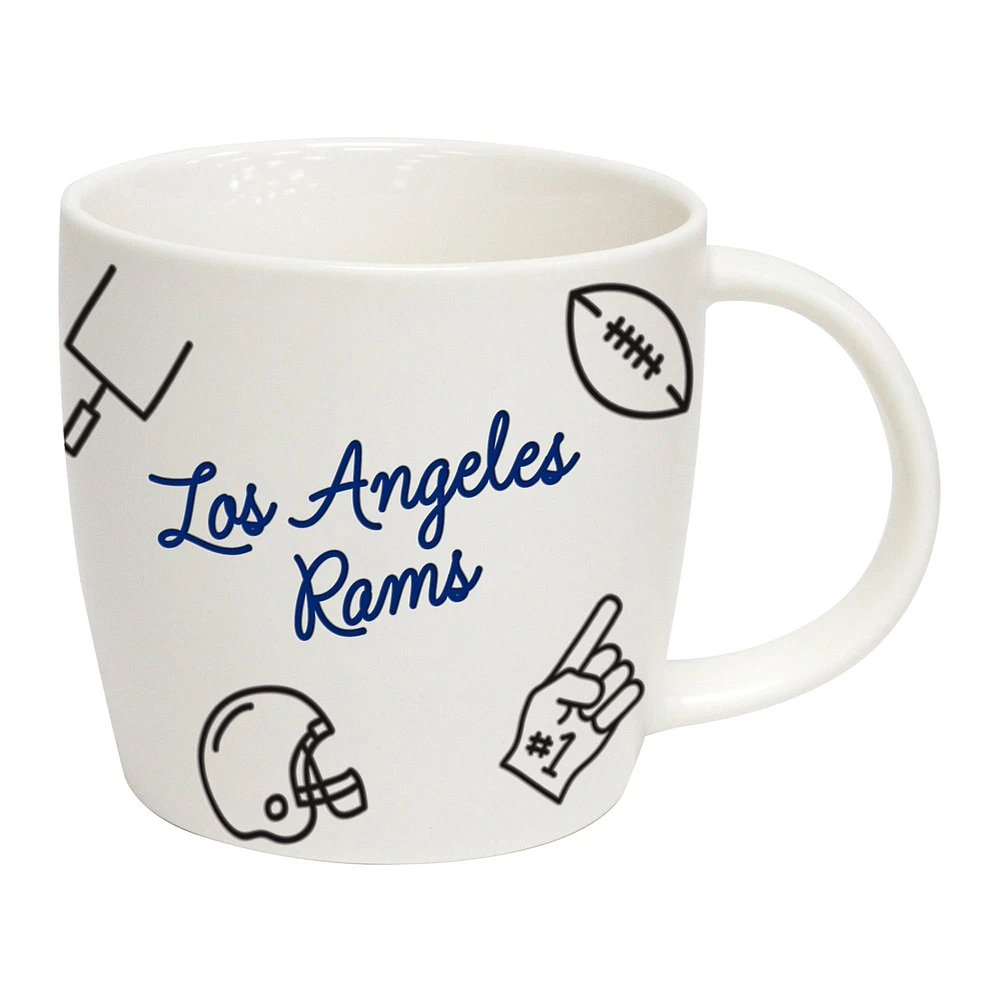 Rams de Los Angeles 18oz. Tasse de meneur de jeu