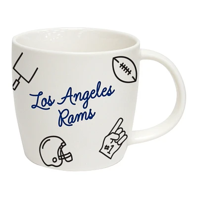 Rams de Los Angeles 18oz. Tasse de meneur de jeu