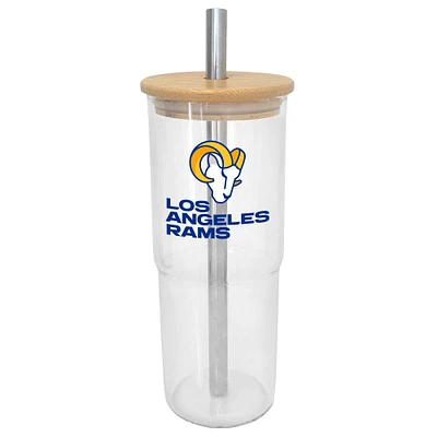 Los Angeles Rams 24oz. Glass Tumbler