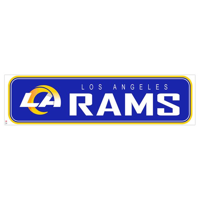 Sticker mural repositionnable Los Angeles Rams 90'' x 23''