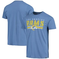 T-shirt '47 Heathered Royal Los Angeles Rams Stripe Thru Franklin pour homme
