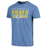 T-shirt '47 Heathered Royal Los Angeles Rams Stripe Thru Franklin pour homme