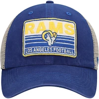 Men's '47 Royal/Natural Los Angeles Rams Four Stroke Clean Up Snapback Hat
