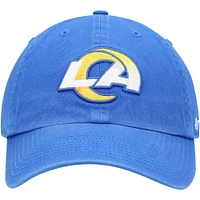 Men's '47 Royal Los Angeles Rams Clean Up Primary LA Adjustable Hat