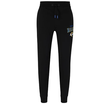 Pantalon à pression BOSS X NFL pour hommes, noir/royal, Los Angeles Rams Snap
