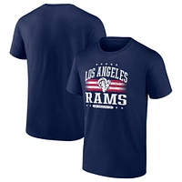 Men's Fanatics  Navy Los Angeles Rams Americana T-Shirt