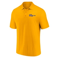 Men's Fanatics Royal/Gold Los Angeles Rams Dueling Two-Pack Polo Set