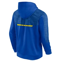 Men's Fanatics Royal Los Angeles Rams Defender Evo Pullover Hoodie