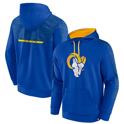 Sweat à capuche Fanatics Royal Los Angeles Rams Defender Evo pour hommes