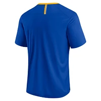 Men's Fanatics Royal Los Angeles Rams Defender Fade Slant T-Shirt