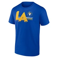 Men's Fanatics Royal Los Angeles Rams Hometown Offensive Drive T-Shirt