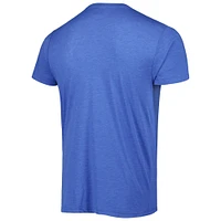 Men's Homage Aaron Donald Heathered Heather Royal Los Angeles Rams NFL Blitz Player Tri-Blend T-Shirt
