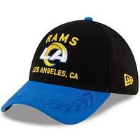 Men's New Era Black/Royal Los Angeles Rams 2025 NFL Draft 39THIRTY Flex Hat