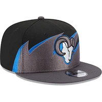 Men's New Era Black Los Angeles Rams Tidal 9FIFTY Snapback Hat